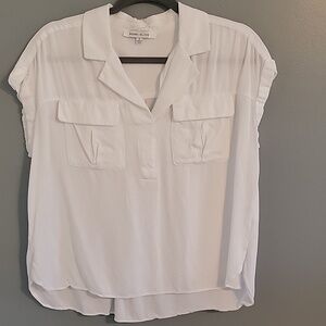 Rose And Olive White Top
